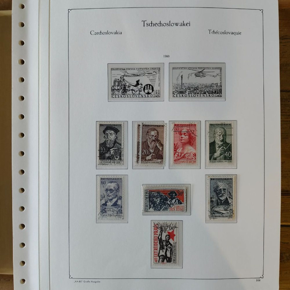 Sbírka známek Sbírka, Mi.#, Krásná sbírka ČSR I a II mix kvality Sbírka známek Sbírka, Mi.#, Krásná sbírka ČSR I a II mix kvality