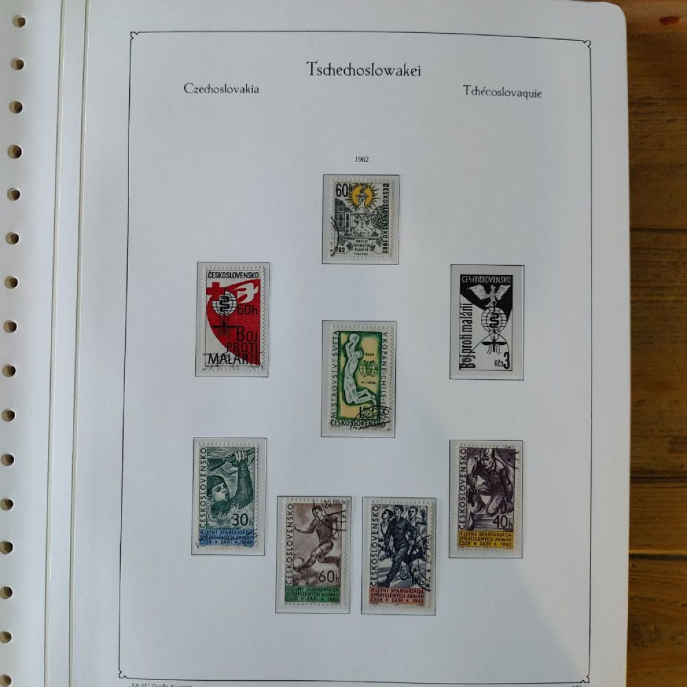 Sbírka známek Sbírka, Mi.#, Krásná sbírka ČSR I a II mix kvality Sbírka známek Sbírka, Mi.#, Krásná sbírka ČSR I a II mix kvality