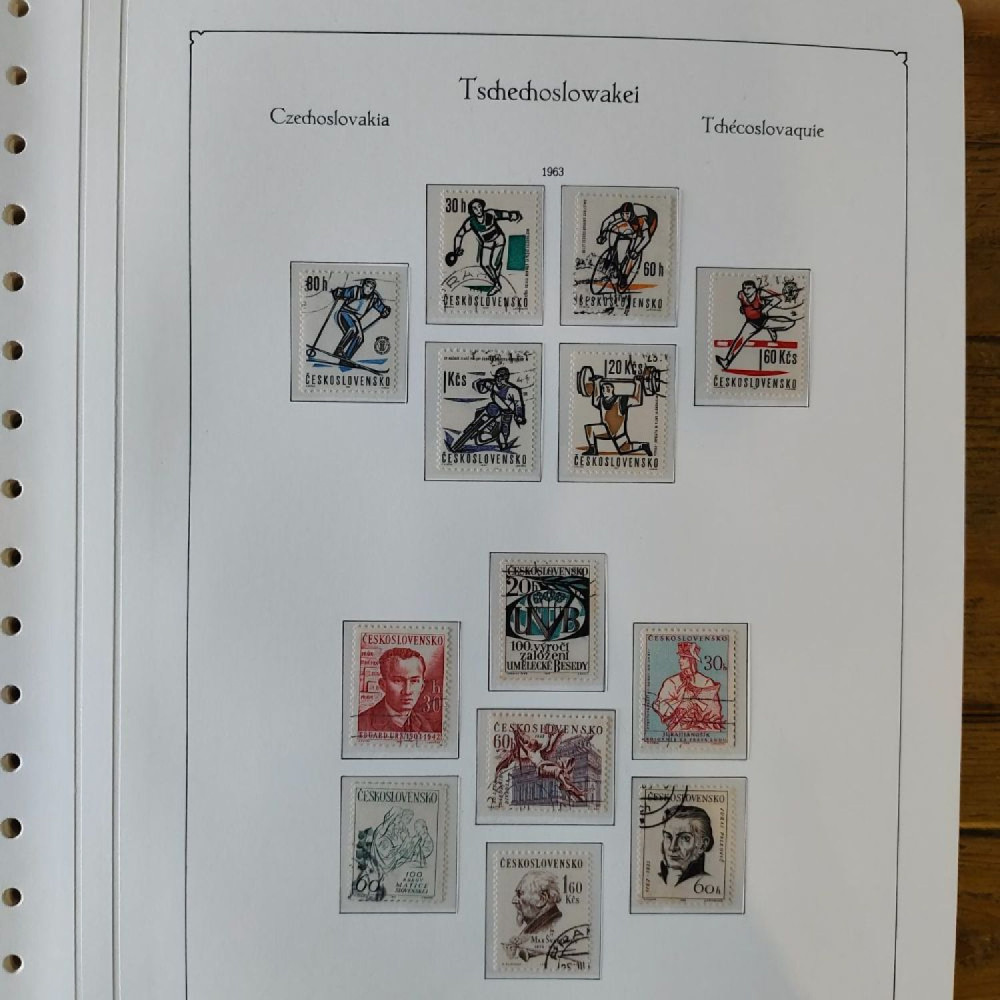 Sbírka známek Sbírka, Mi.#, Krásná sbírka ČSR I a II mix kvality Sbírka známek Sbírka, Mi.#, Krásná sbírka ČSR I a II mix kvality