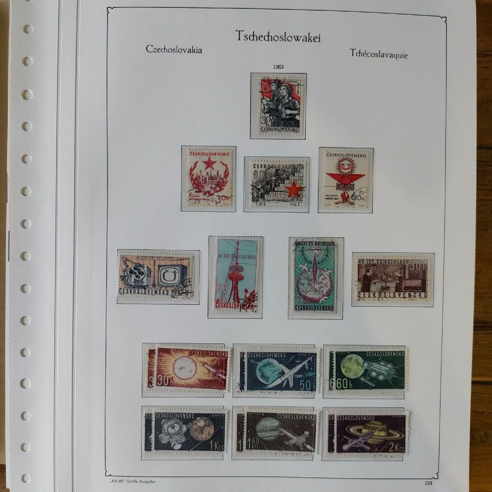 Sbírka známek Sbírka, Mi.#, Krásná sbírka ČSR I a II mix kvality Sbírka známek Sbírka, Mi.#, Krásná sbírka ČSR I a II mix kvality