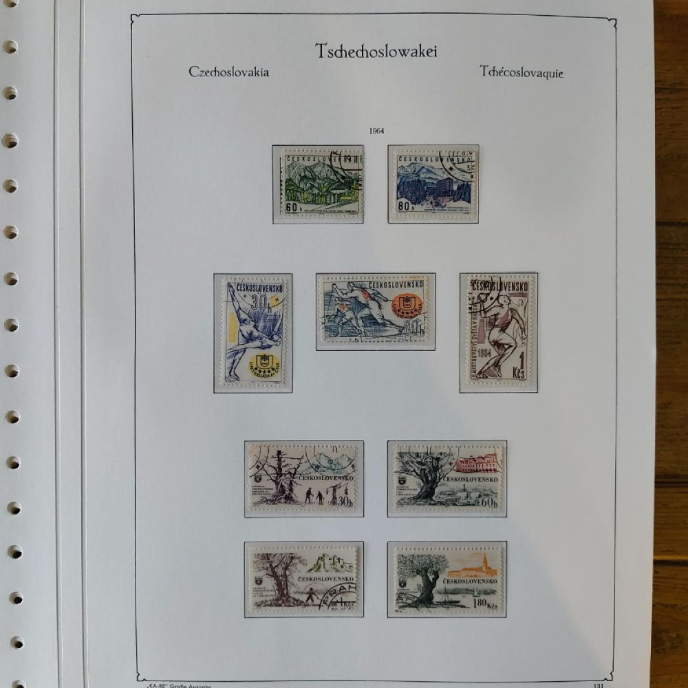 Sbírka známek Sbírka, Mi.#, Krásná sbírka ČSR I a II mix kvality Sbírka známek Sbírka, Mi.#, Krásná sbírka ČSR I a II mix kvality