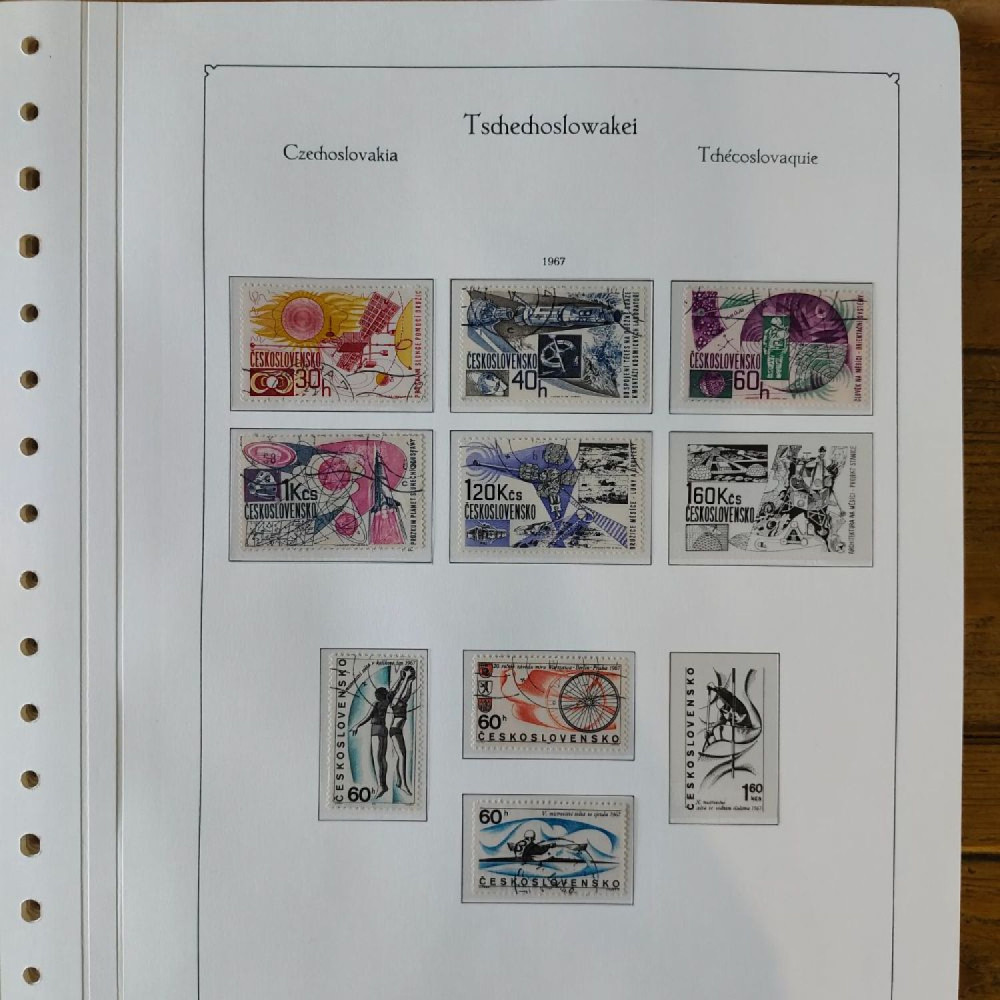 Sbírka známek Sbírka, Mi.#, Krásná sbírka ČSR I a II mix kvality Sbírka známek Sbírka, Mi.#, Krásná sbírka ČSR I a II mix kvality