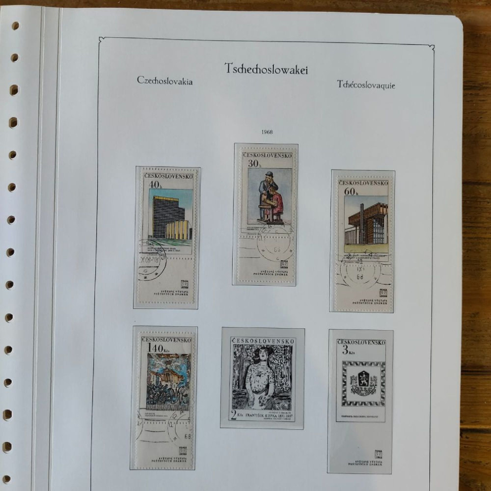 Sbírka známek Sbírka, Mi.#, Krásná sbírka ČSR I a II mix kvality Sbírka známek Sbírka, Mi.#, Krásná sbírka ČSR I a II mix kvality