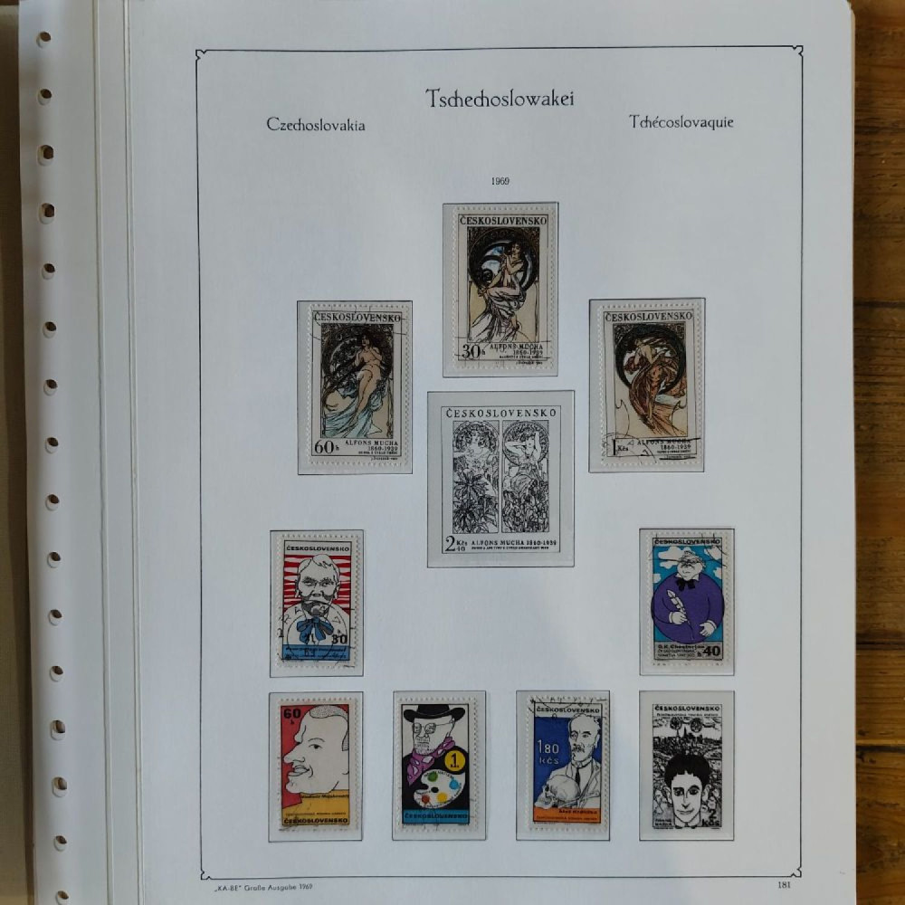 Sbírka známek Sbírka, Mi.#, Krásná sbírka ČSR I a II mix kvality Sbírka známek Sbírka, Mi.#, Krásná sbírka ČSR I a II mix kvality