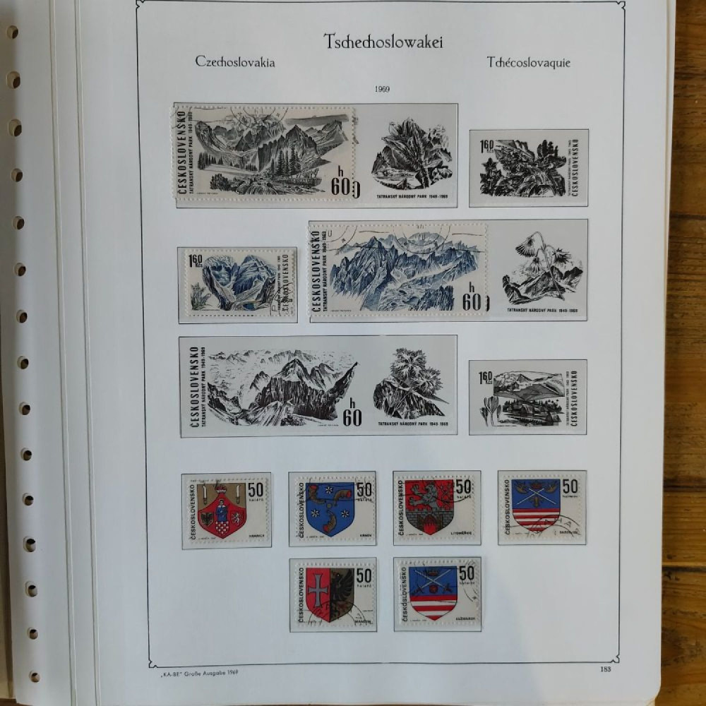 Sbírka známek Sbírka, Mi.#, Krásná sbírka ČSR I a II mix kvality Sbírka známek Sbírka, Mi.#, Krásná sbírka ČSR I a II mix kvality