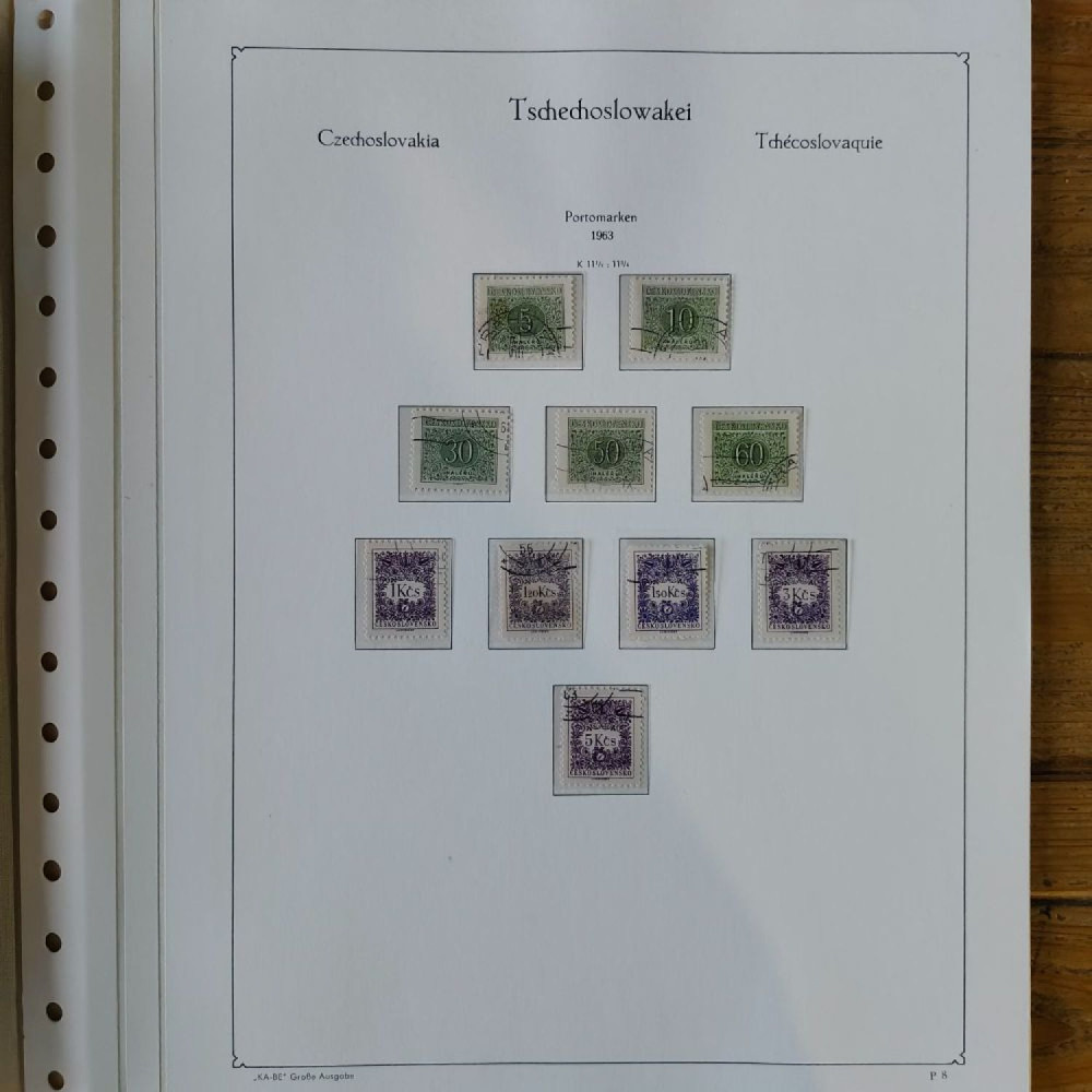 Sbírka známek Sbírka, Mi.#, Krásná sbírka ČSR I a II mix kvality Sbírka známek Sbírka, Mi.#, Krásná sbírka ČSR I a II mix kvality