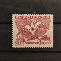 Známka ČSR, Pof.527*, 1,50+0,50 Známka ČSR, Pof.527*, 1,50+0,50