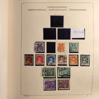 Stamps collection Czechoslovakia # and MH