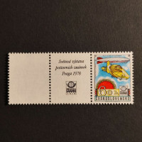 Známka s kupóny ČSR, Pof.L86**, 60H