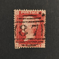 Známka Velká Británie, SG43 (Mi. 16)#, 1P Známka Velká Británie, SG43 (Mi. 16)#, 1P