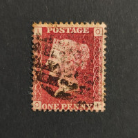 Známka Velká Británie, SG43 (Mi. 16)#, 1P Známka Velká Británie, SG43 (Mi. 16)#, 1P