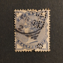 Známka Velká Británie, SG187 (Mi. 72)#, ½P