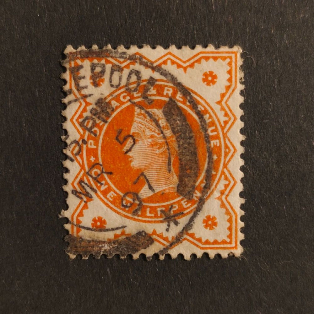 Známka Velká Británie, SG197 (Mi. 86a)#, ½P Známka Velká Británie, SG197 (Mi. 86a)#, ½P
