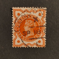 Známka Velká Británie, SG197 (Mi. 86a)#, ½P Známka Velká Británie, SG197 (Mi. 86a)#, ½P