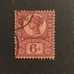 Známka Velká Británie, SG208 (Mi. 94c)#, 6P Známka Velká Británie, SG208 (Mi. 94c)#, 6P