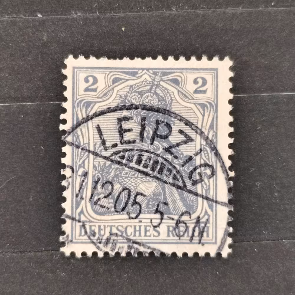 Stamp Germany, Reich, Mi.68, Used #, 2Pfg.