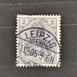 Známka Německo, Reich, Mi.68#, 2Pfg.