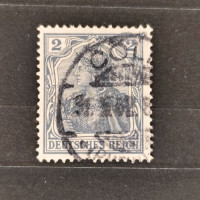 Známka Německo, Reich, Mi.68#, 2Pfg. Známka Německo, Reich, Mi.68#, 2Pfg.