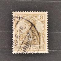 Známka Německo, Reich, Mi.69#, 3Pfg. Známka Německo, Reich, Mi.69#, 3Pfg.