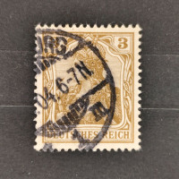 Známka Německo, Reich, Mi.69#, 3Pfg. Známka Německo, Reich, Mi.69#, 3Pfg.