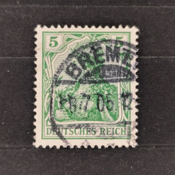 Známka Německo, Reich, Mi.70#, 5Pfg.