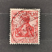 Známka Německo, Reich, Mi.71#, 10Pfg. Známka Německo, Reich, Mi.71#, 10Pfg.