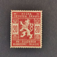 Známka ČSR, Pof.SK2a*, 20h
