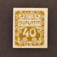 Známka ČSR, Pof.DL7*, 40h