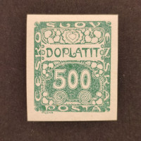 Známka ČSR, Pof.DL12*, 500h