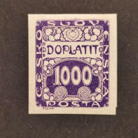 Známka ČSR, Pof.DL13*, 1000h