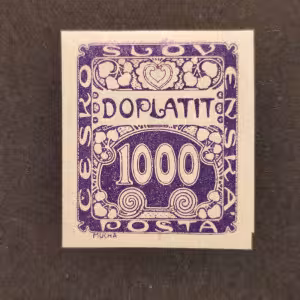 Známka ČSR, Pof.DL13*, 1000h