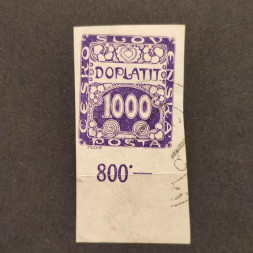 Briefmarke Tschechoslowakie, Pof.DL13 (Mi. 13)#, 1000h