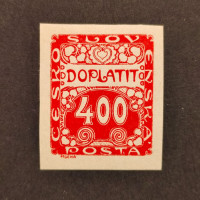 Známka ČSR, Pof.DL11**, 400h