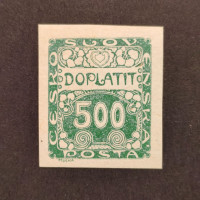 Známka ČSR, Pof.DL12**, 500h