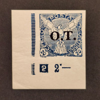 Známka ČSR, Pof.OT2**, 20h