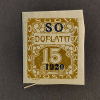 Známka ČSR, Pof.SO35**, 15h