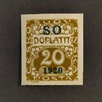 Známka ČSR, Pof.SO36**, 20h