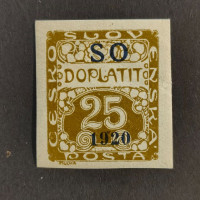 Známka ČSR, Pof.SO37**, 25h