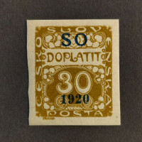 Známka ČSR, Pof.SO38**, 30h