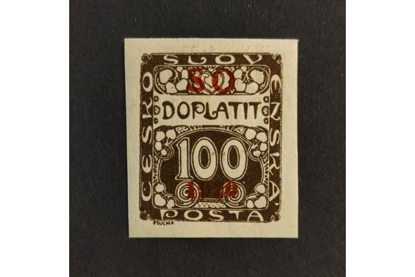 Známka ČSR, Pof.SO41**, 100h