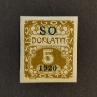 Známka ČSR, Pof.SO33*, 5h