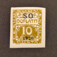 Známka ČSR, Pof.SO34*, 10h