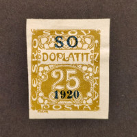 Známka ČSR, Pof.SO37*, 25h
