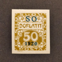 Známka ČSR, Pof.SO40*, 50h