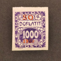 Známka ČSR, Pof.SO43*, 1000h