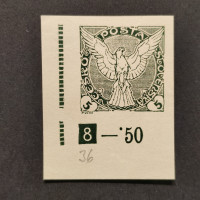 Známka s DČ ČSR, Pof.NV2**, 5h