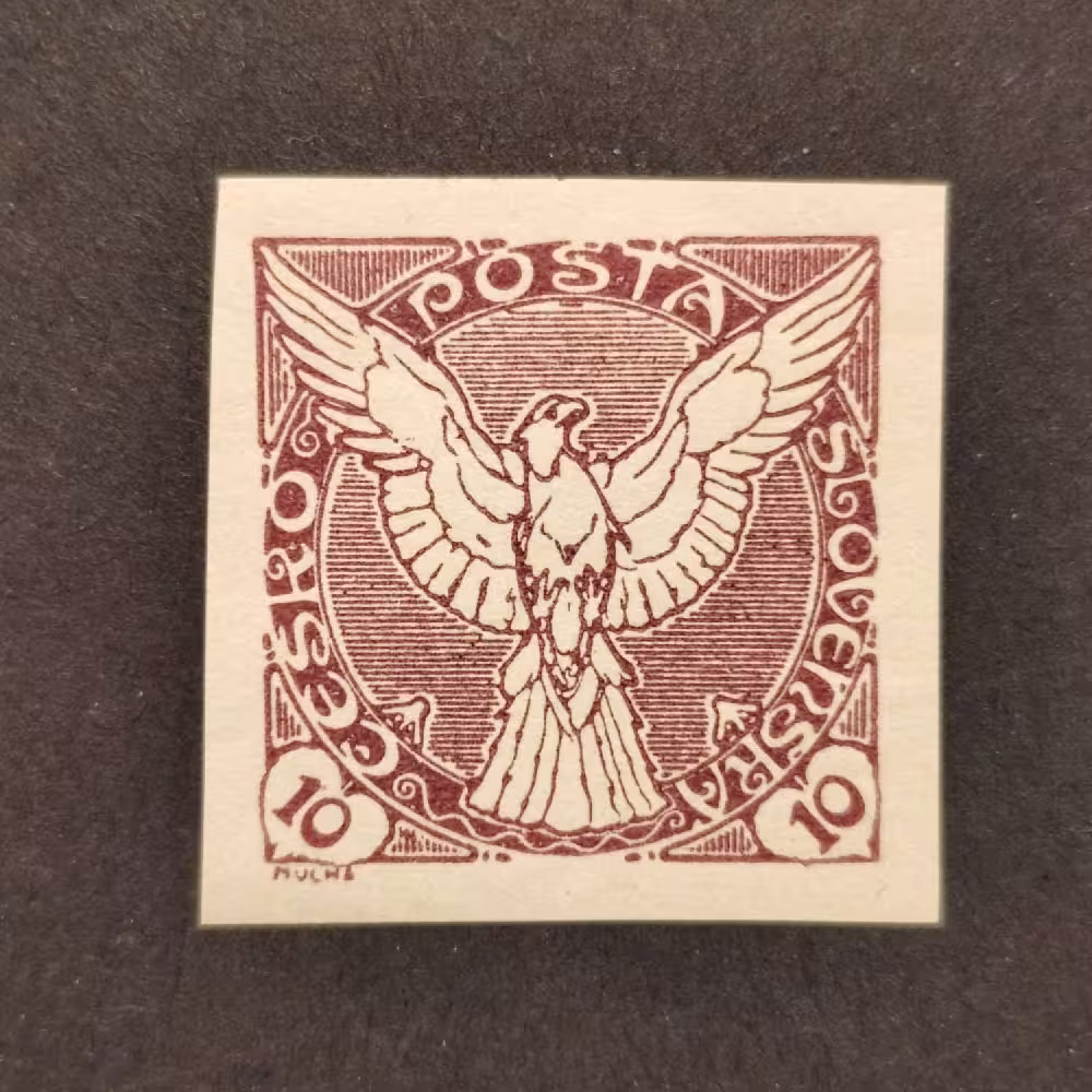 Stamp Czechoslovakia, Pof.NV4 (Mi. 15), MH, 10h