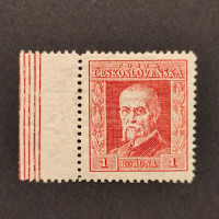 Známka ČSR, Pof.190*, P6, I. typ, 1 Kč
