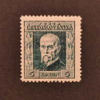 Známka ČSR, Pof.193*, P6, I. typ, 5 Kč
