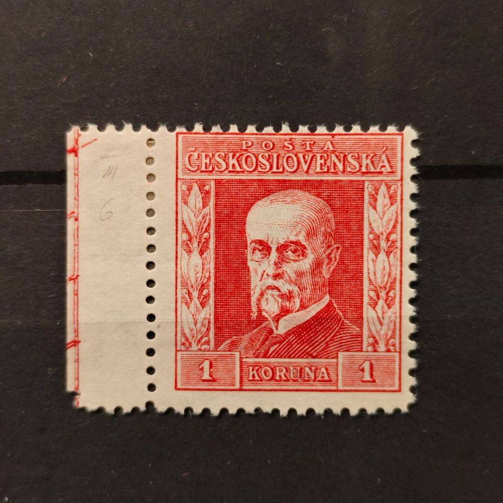 Selo Tchecoslováquia, Pof.197 (Mi. 231), MH, 1 Kč
